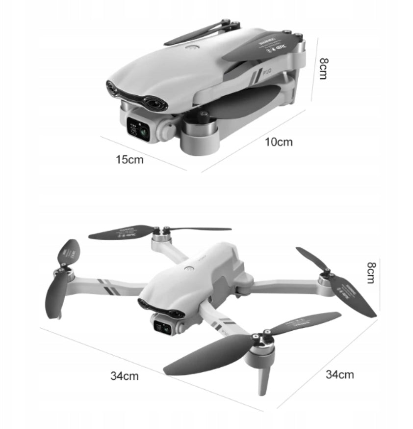 Drone 4DRC F10 2000 m 1600 mAh BRUSHLESS MOTORS NEW MODEL Brand 4DRC