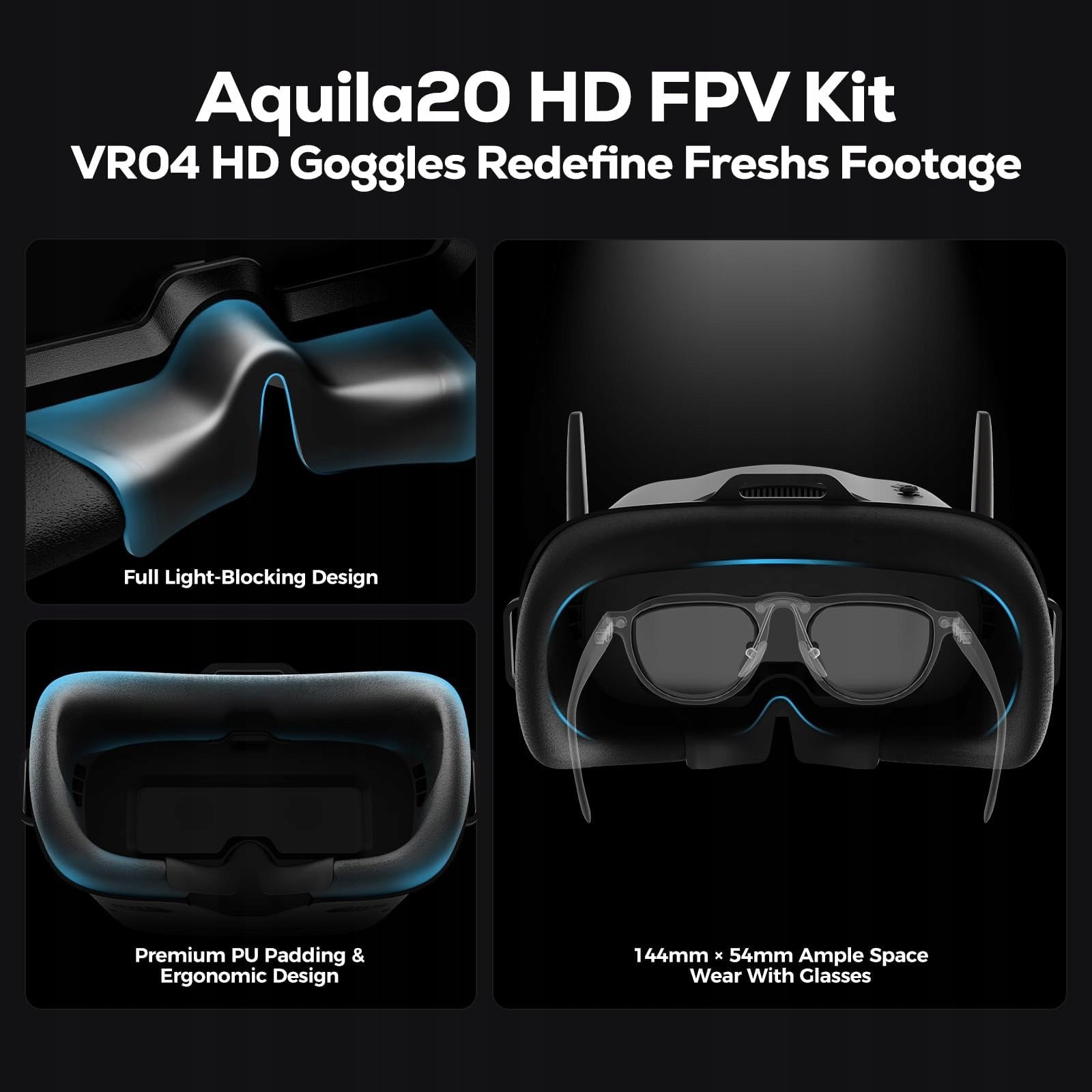 Drone BETAFPV Aquila20 HD FPV Kit range 400 m Brand BetaFPV