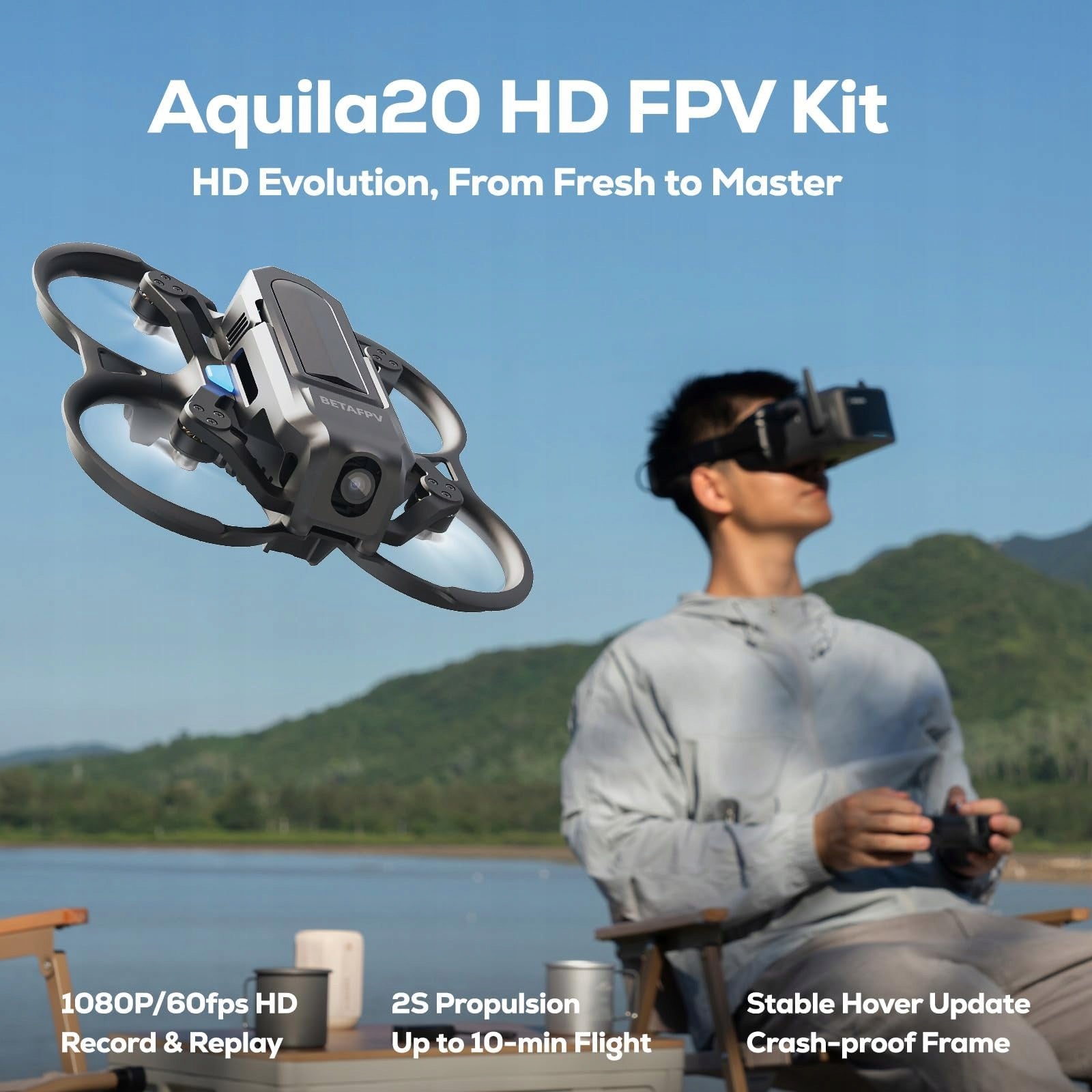 Drone BETAFPV Aquila20 HD FPV Kit range 400 m Manufacturer code 01020014_1