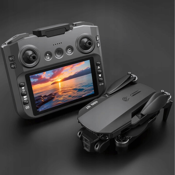 Drone E88GT PRO LCD With 4K Camera Electric 3 Rechargeable Range 250m Brand WINANQE