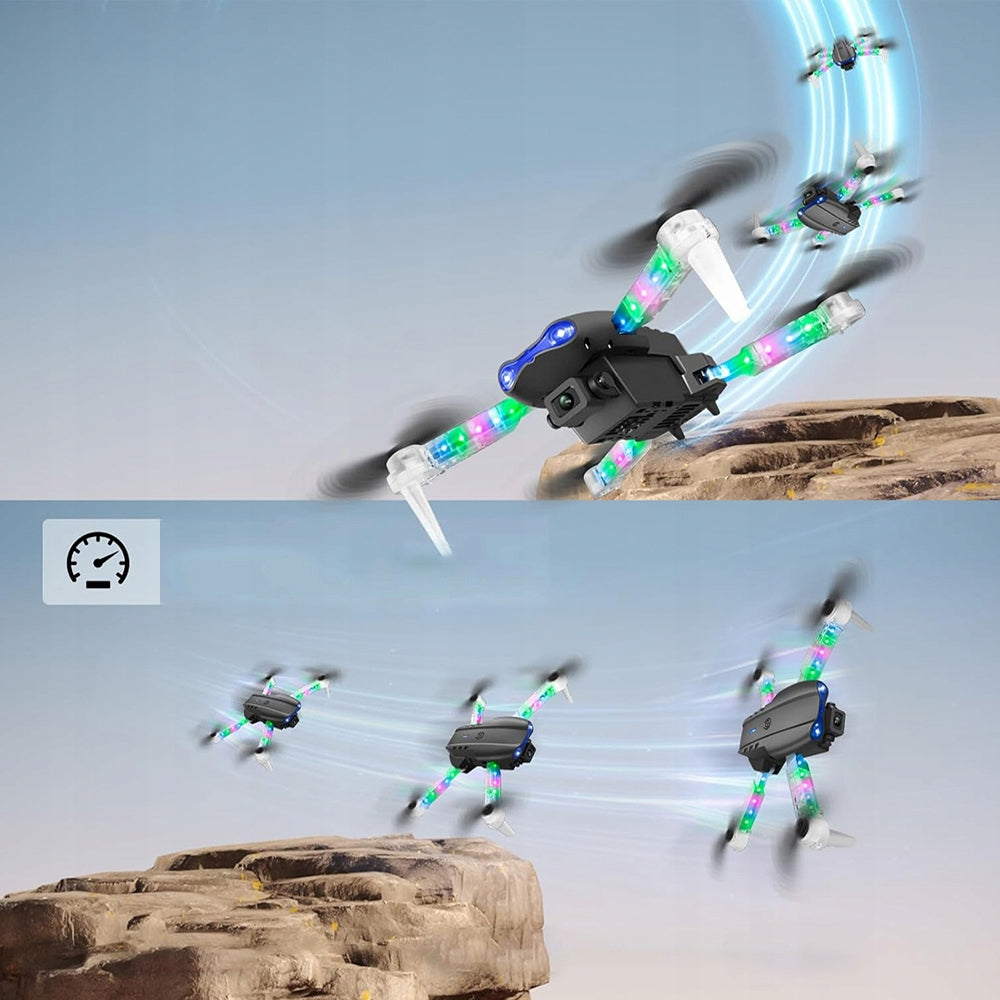 Drone E99 Light Edition Colorful Led Arms Wifi 20Min Phone Control Drive type electric