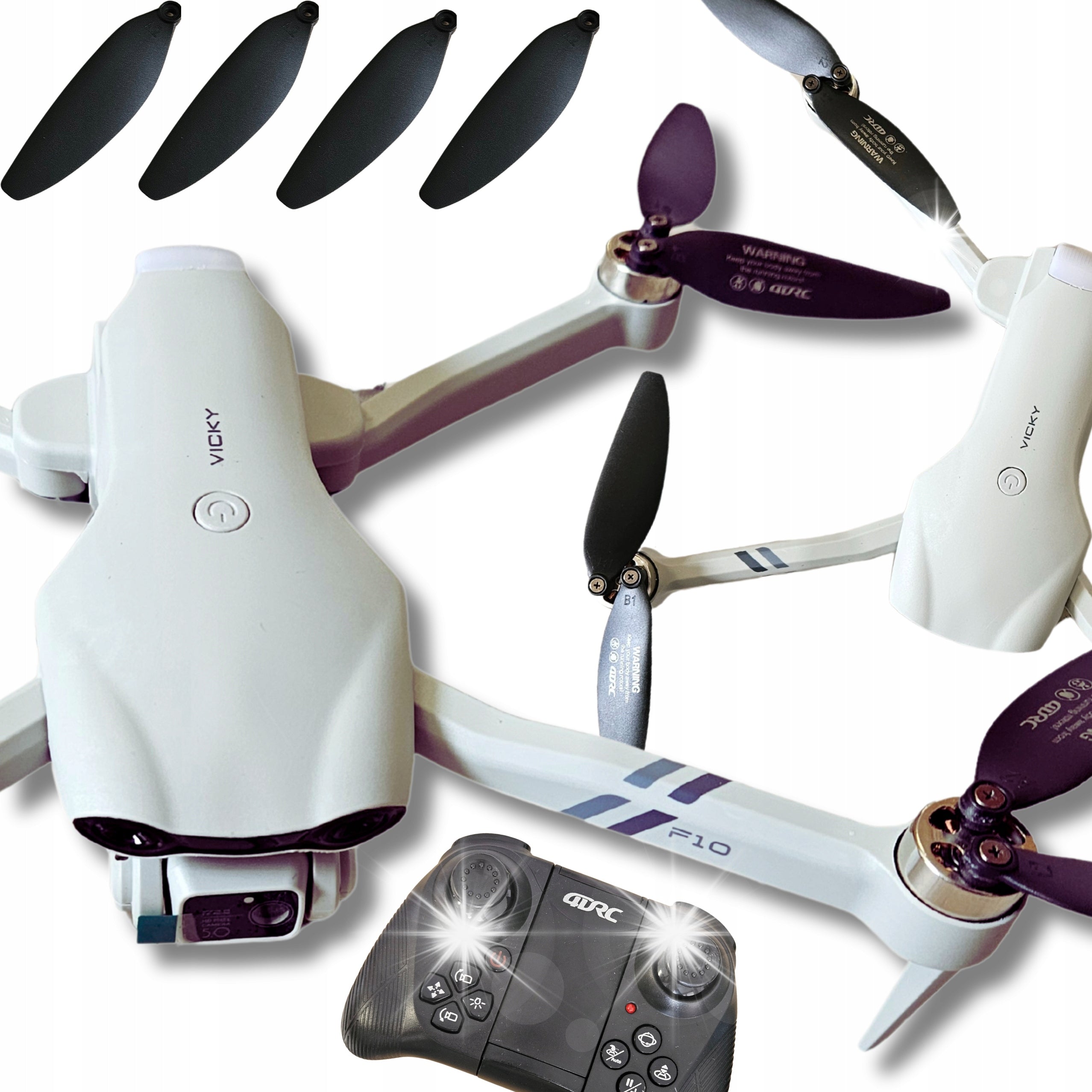 Drone F10 WiFi GPS 60 min flight hover 2000m 3 batteries 1600 mAh Manufacturer code 158417758