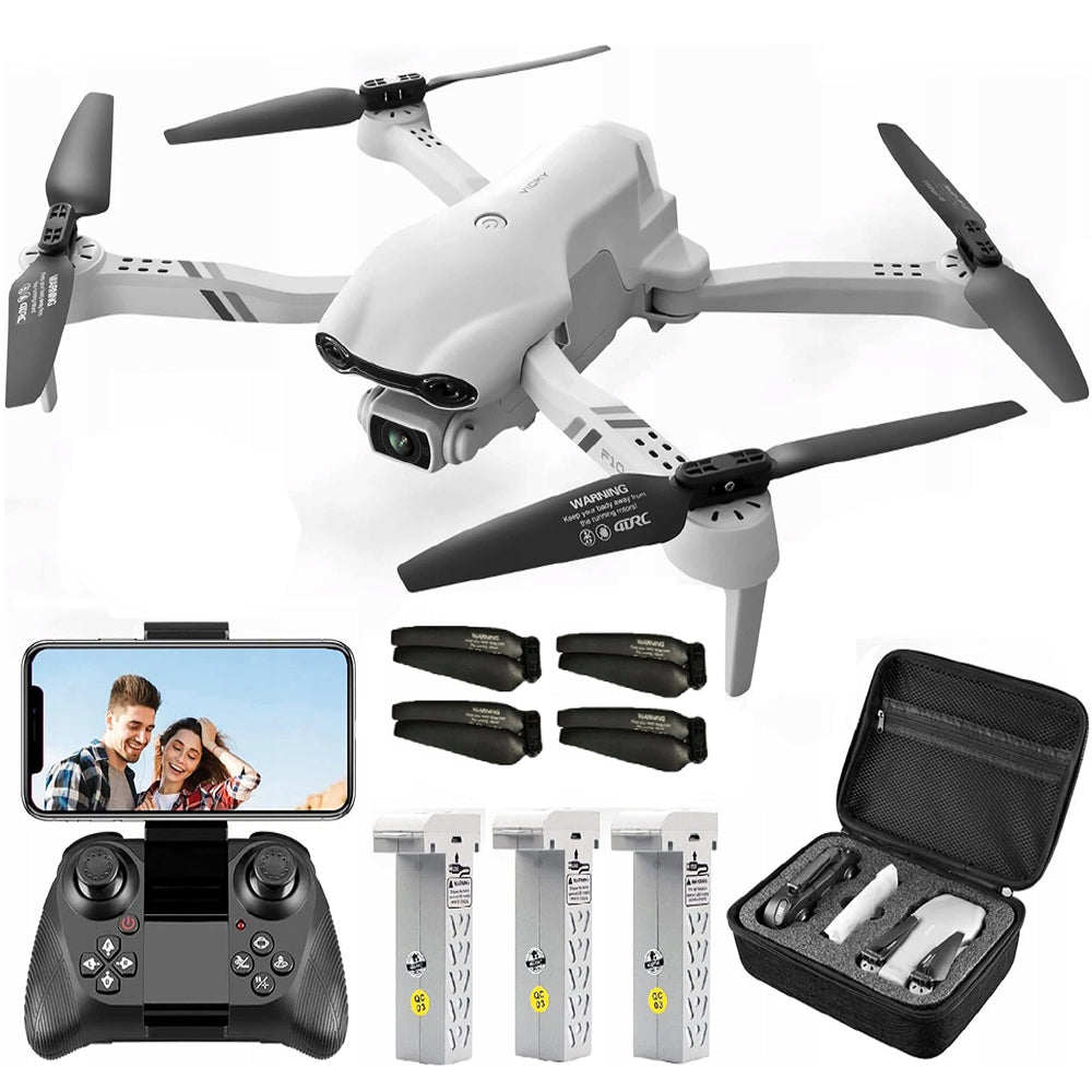 Drone F10 WiFi GPS 60 min flight hover 2000m 3 batteries 1600 mAh