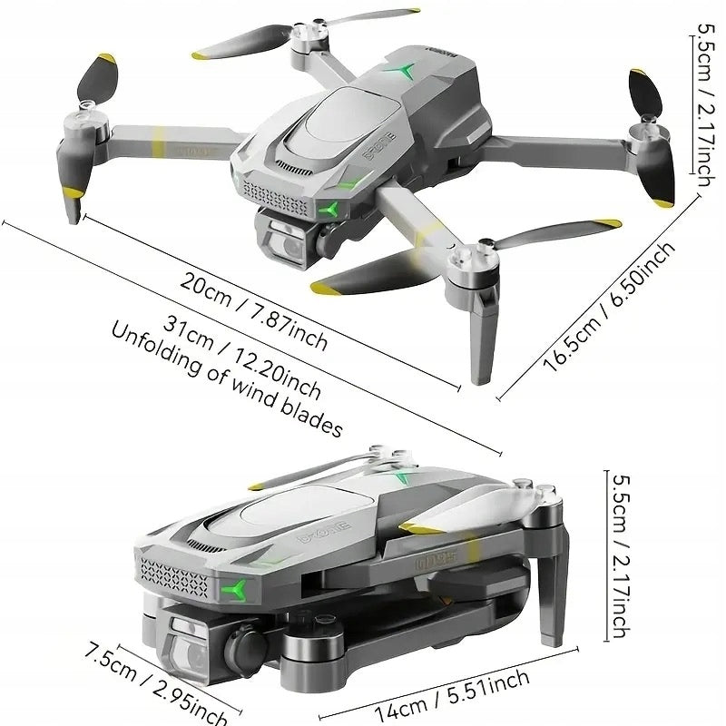 Drone Global Drone GD95 4K 2 cameras + remote controlled case Brand no brand