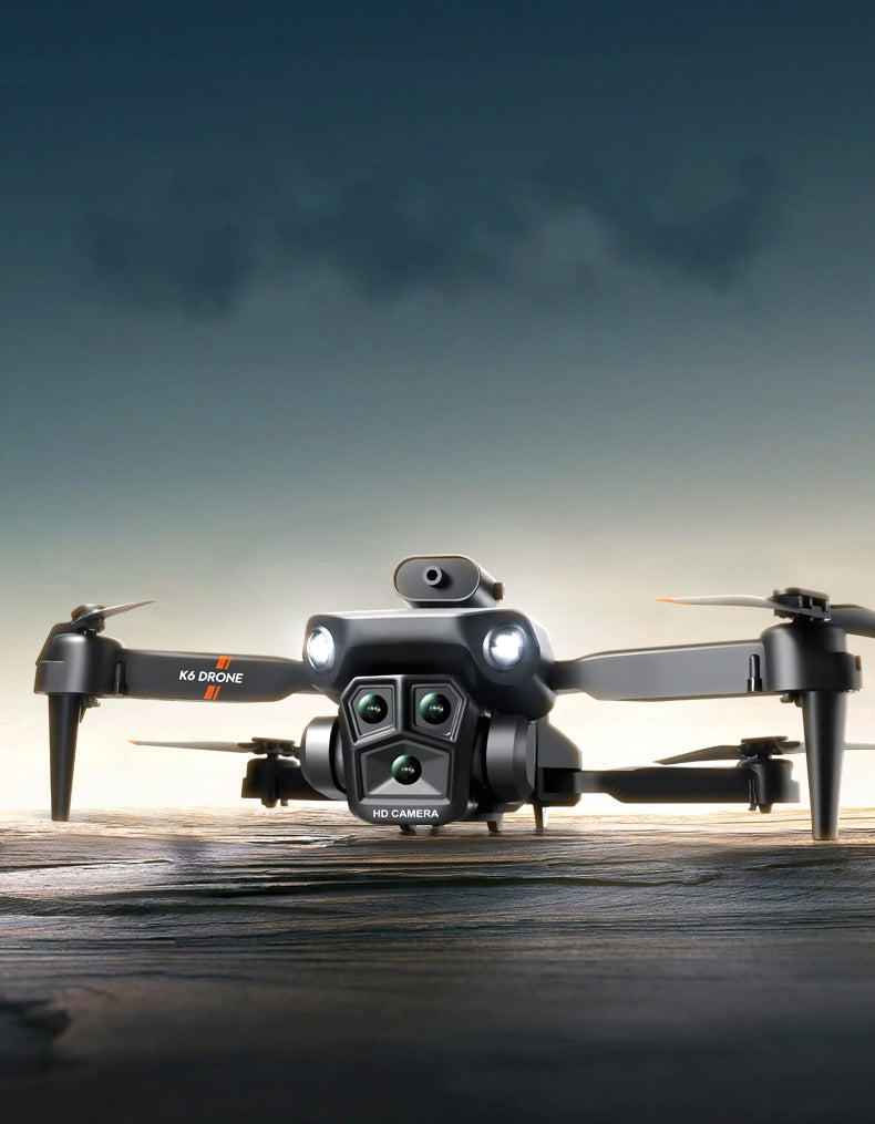 Drone K_6_MAX_3B with camera 3 cameras automatic obstacle avoidance 3 batteries Brand no brand