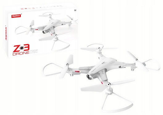 Drone R/ C Z3 720P camera white 360x230 mm Lean Toys