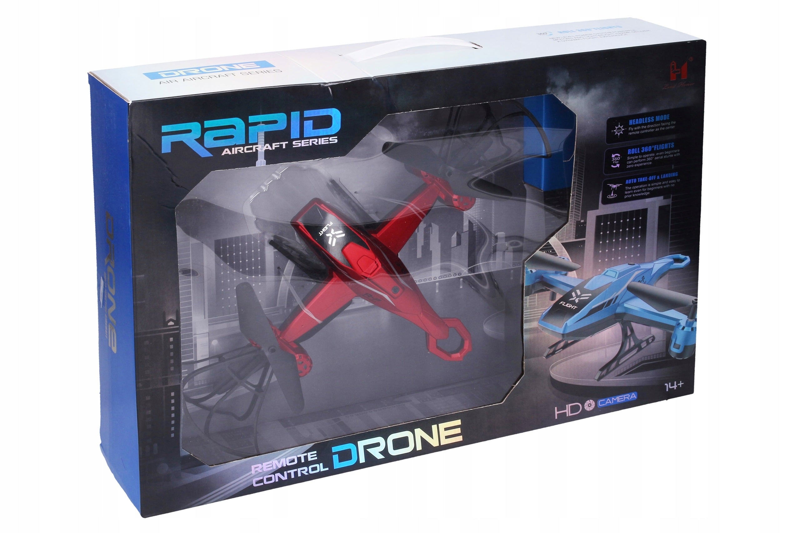 Drone Rapid s WIFI kamerou 720p RC na dálkové ovládání 33,5x18x7,5 cm Brand no brand
