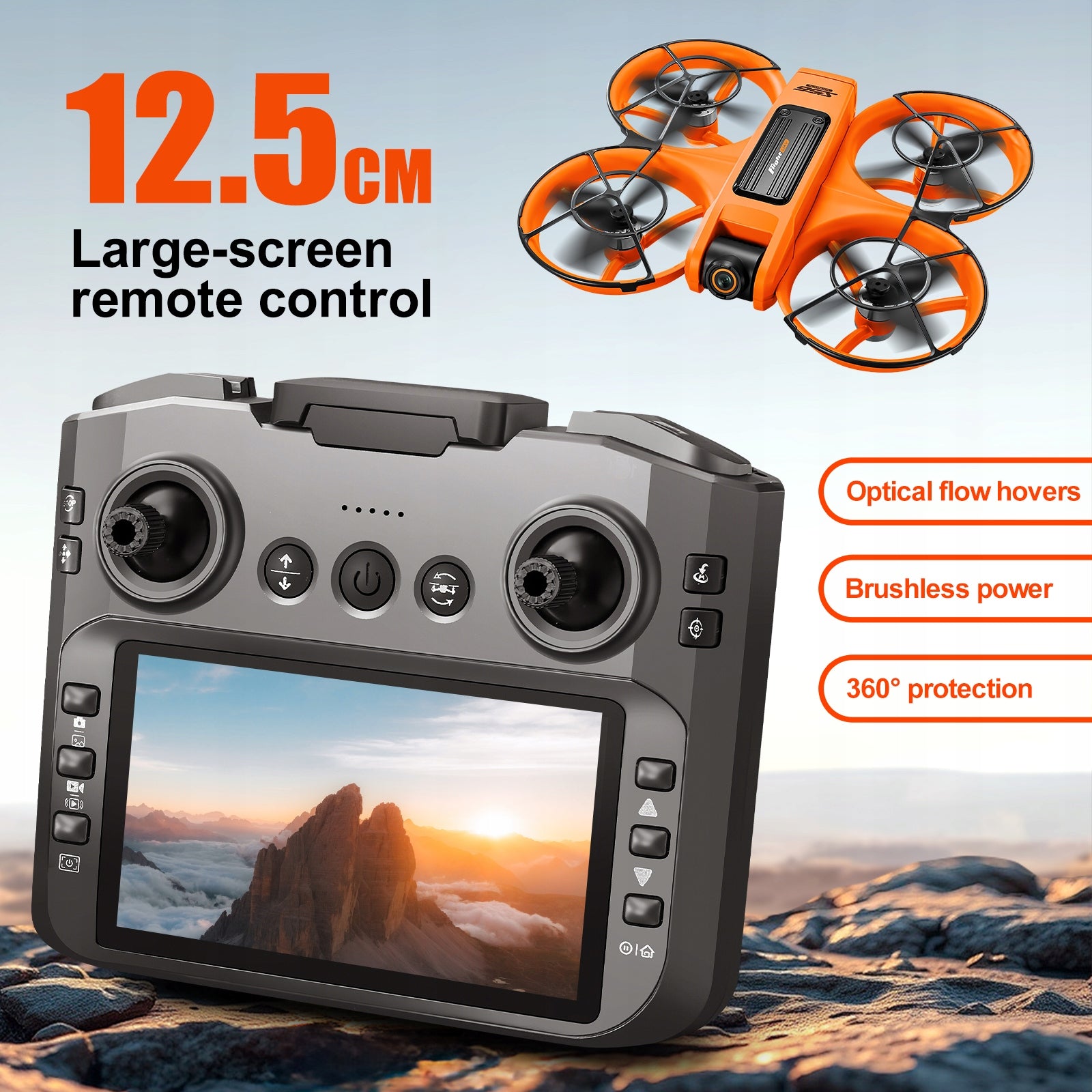 Drone S156 Brushless Motor Obstacle Avoidance Remote Control With Screen HD Camera Manufacturer code PDD