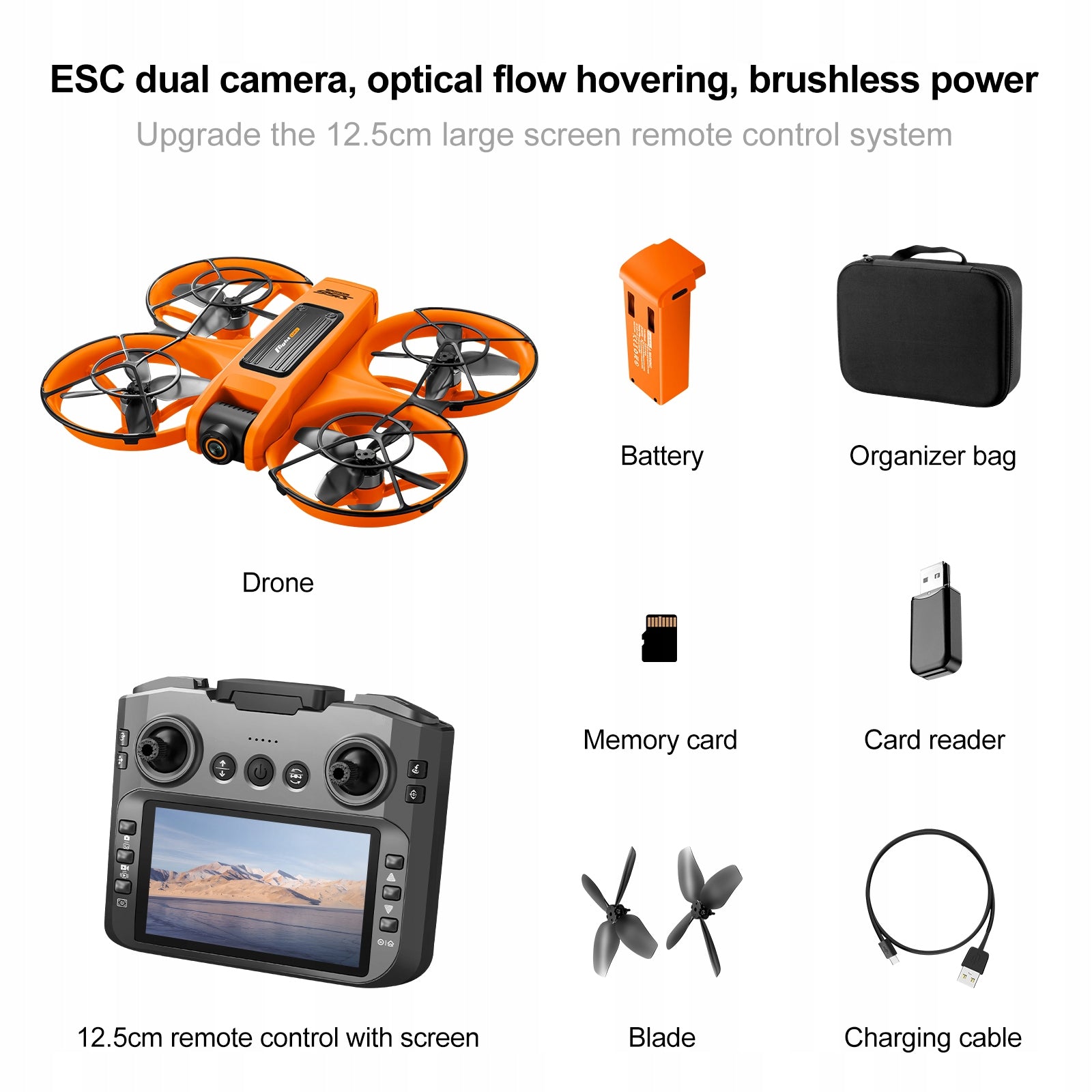 Drone S156 Brushless Motor Obstacle Avoidance Remote Control With Screen HD Camera