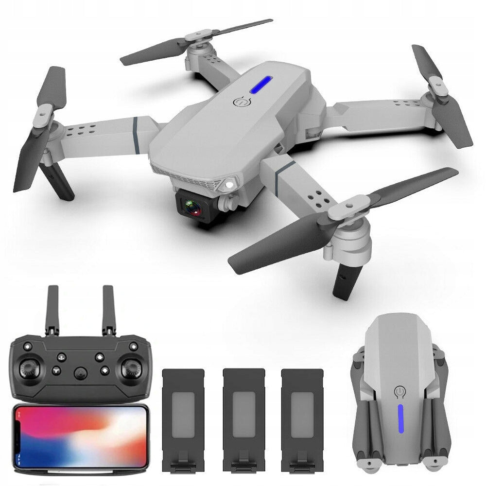 Drone With Camera Quadcopter Remote Controlled For Beginners With 3 Batteries Packaging status original