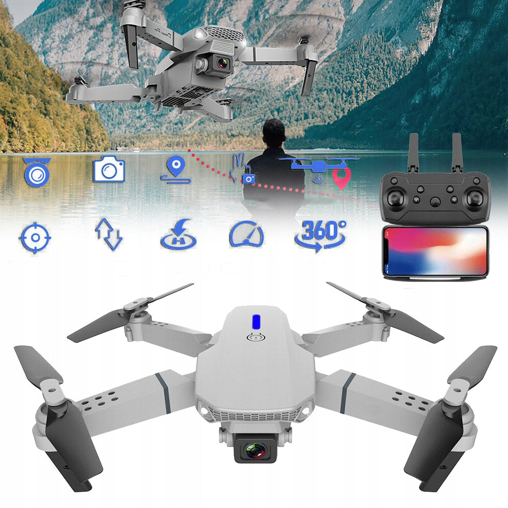 Drone With Camera Quadcopter Remote Controlled For Beginners With 3 Batteries