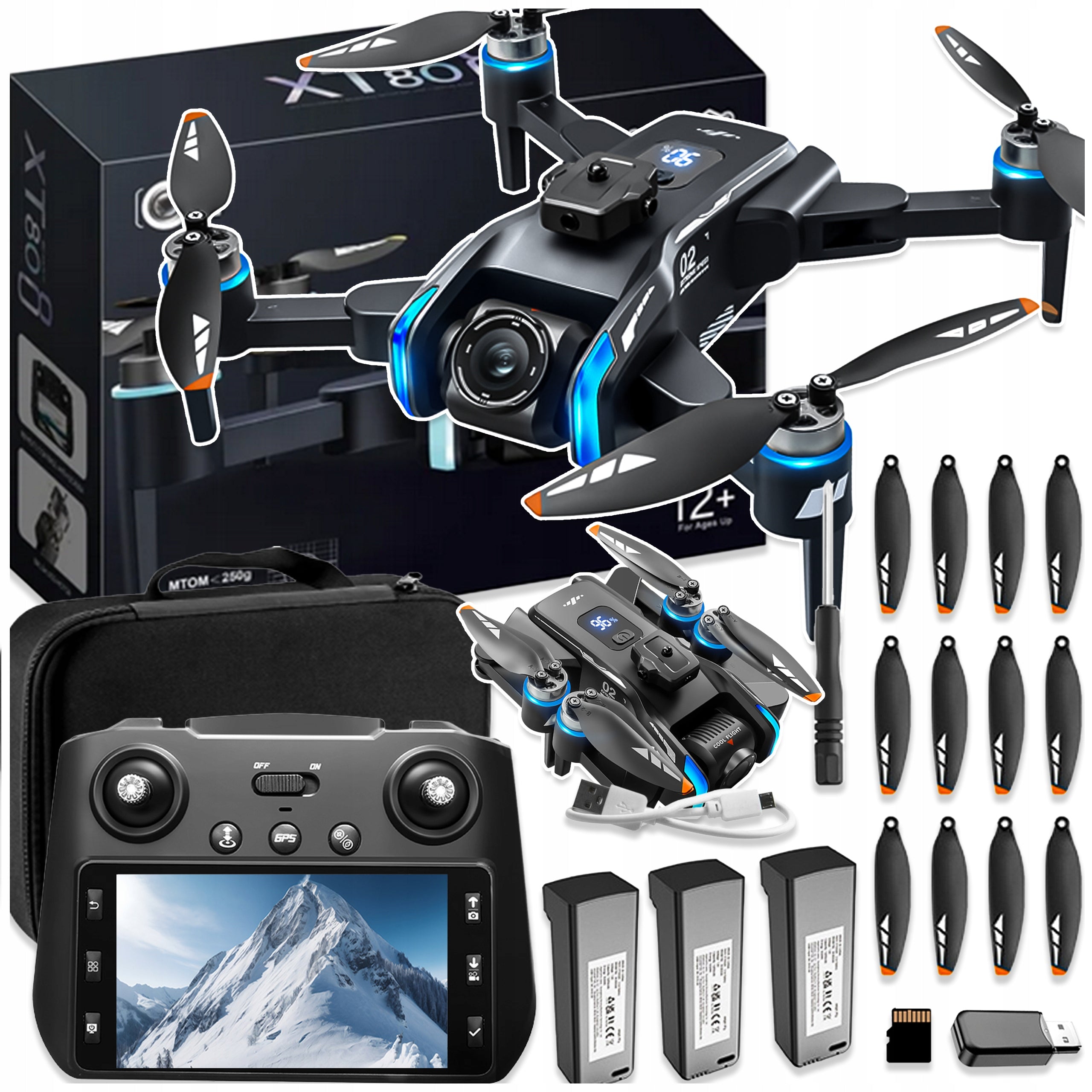 Drone XT808 GPS Obstacle Avoidance Range 5000m WIFI Brushless Motors