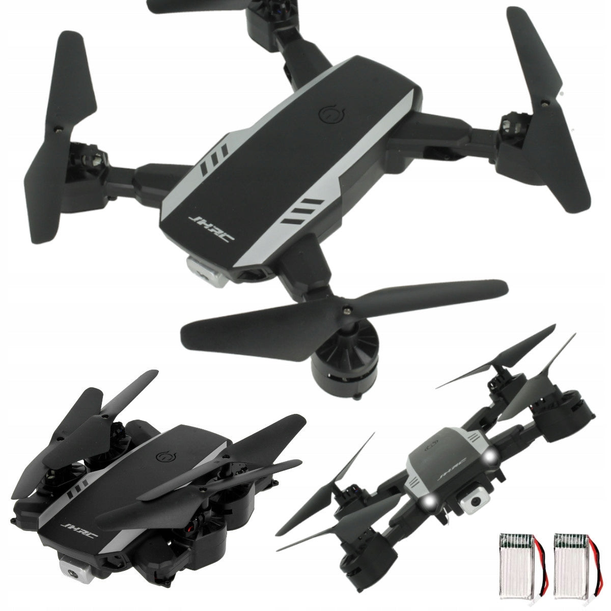 Drone with Live Wi-Fi Camera Compass Back 6-AXIS Foldable 30min 2x Aku 1800
