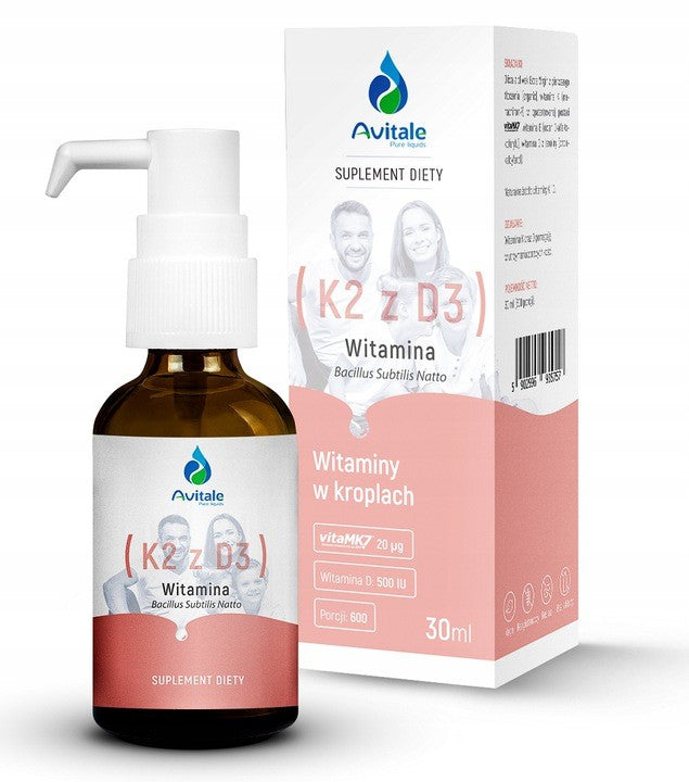 Drops Vitamin K2 with D3 30ml IMMUNITY HEALTHY BONES | Avitale