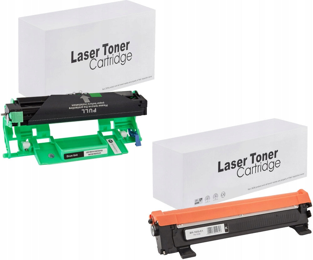 Drum DR1030 + Toner TN1030 for Brother DCP1512 HL1112 DCP1612