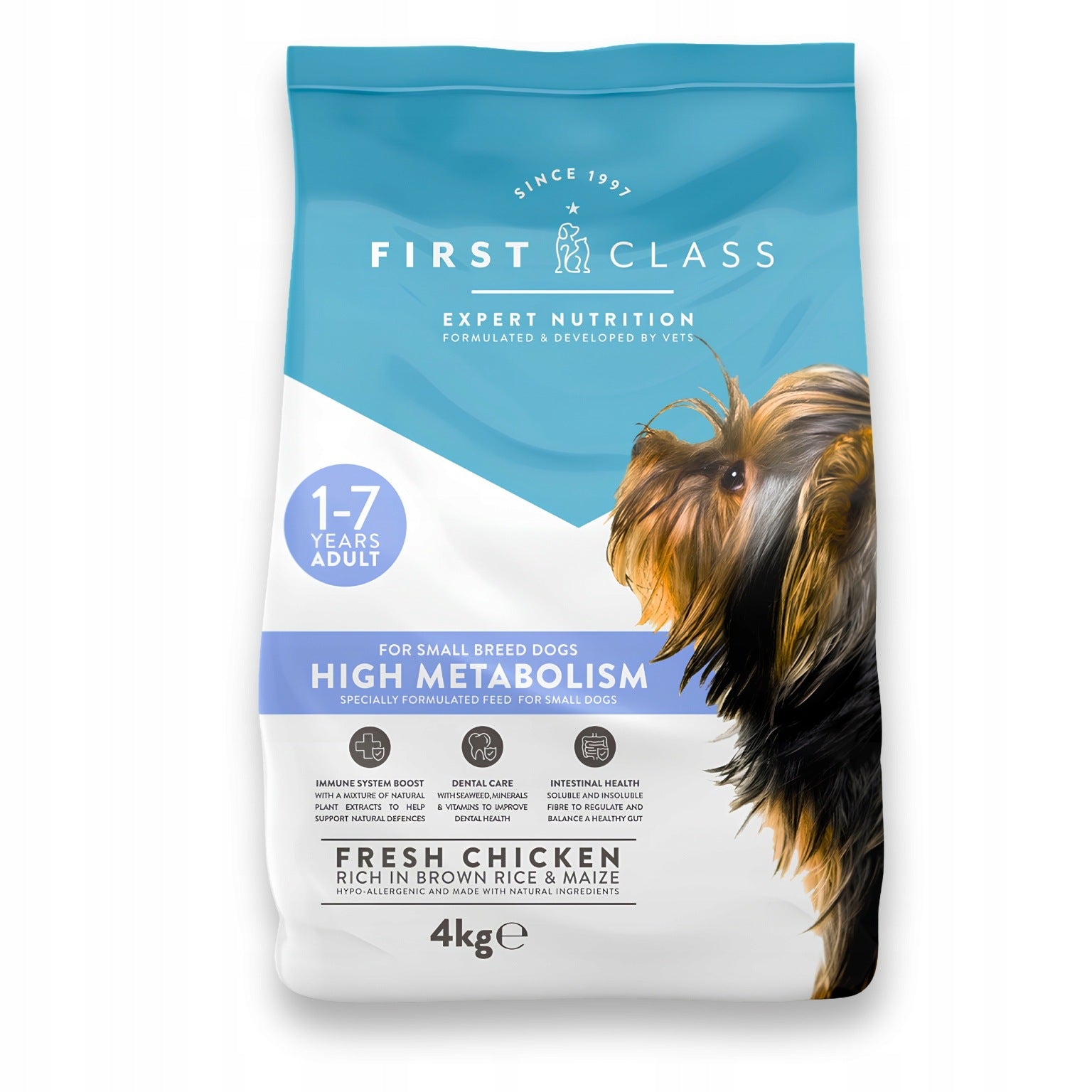 Dry Dog Food 1,5kg First Class Grain Free Small Breeds Small premium