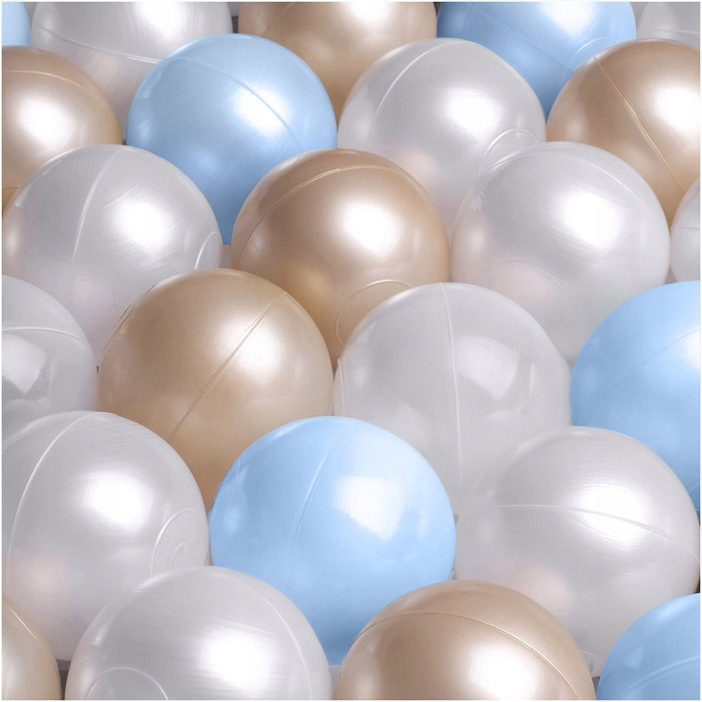 Dry Pool with Balls 90x30 for Children Light Pink Corduroy 200ball MISIOO Manufacturer code Basenik z piłeczkami Kulkami kulki