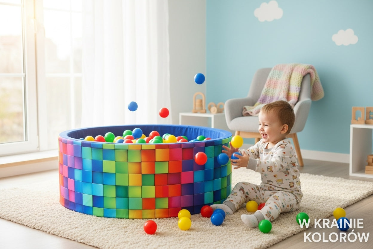 Dry Pool with Balls 90x40 200 balls playpen - pool with balls WELOX Manufacturer code WL-SB-C4-200