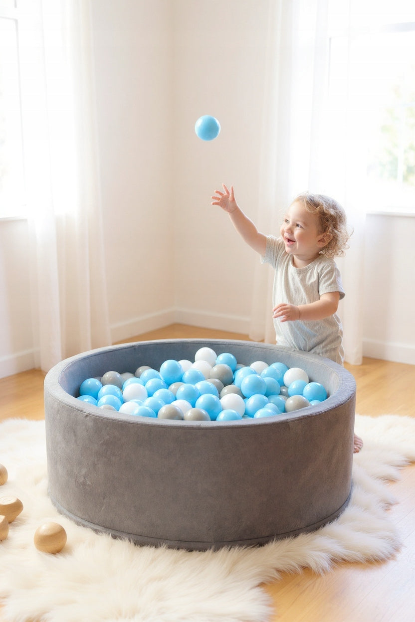 Dry Pool with Balls 90x40 200 balls - pool with balls WELOX EAN (GTIN) 5903268302839
