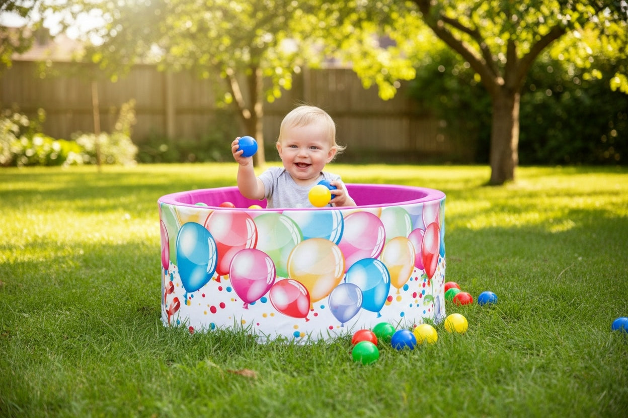 Dry Pool with Balls 90x40 BPA-free - pool with balls WELOX 200 playpen