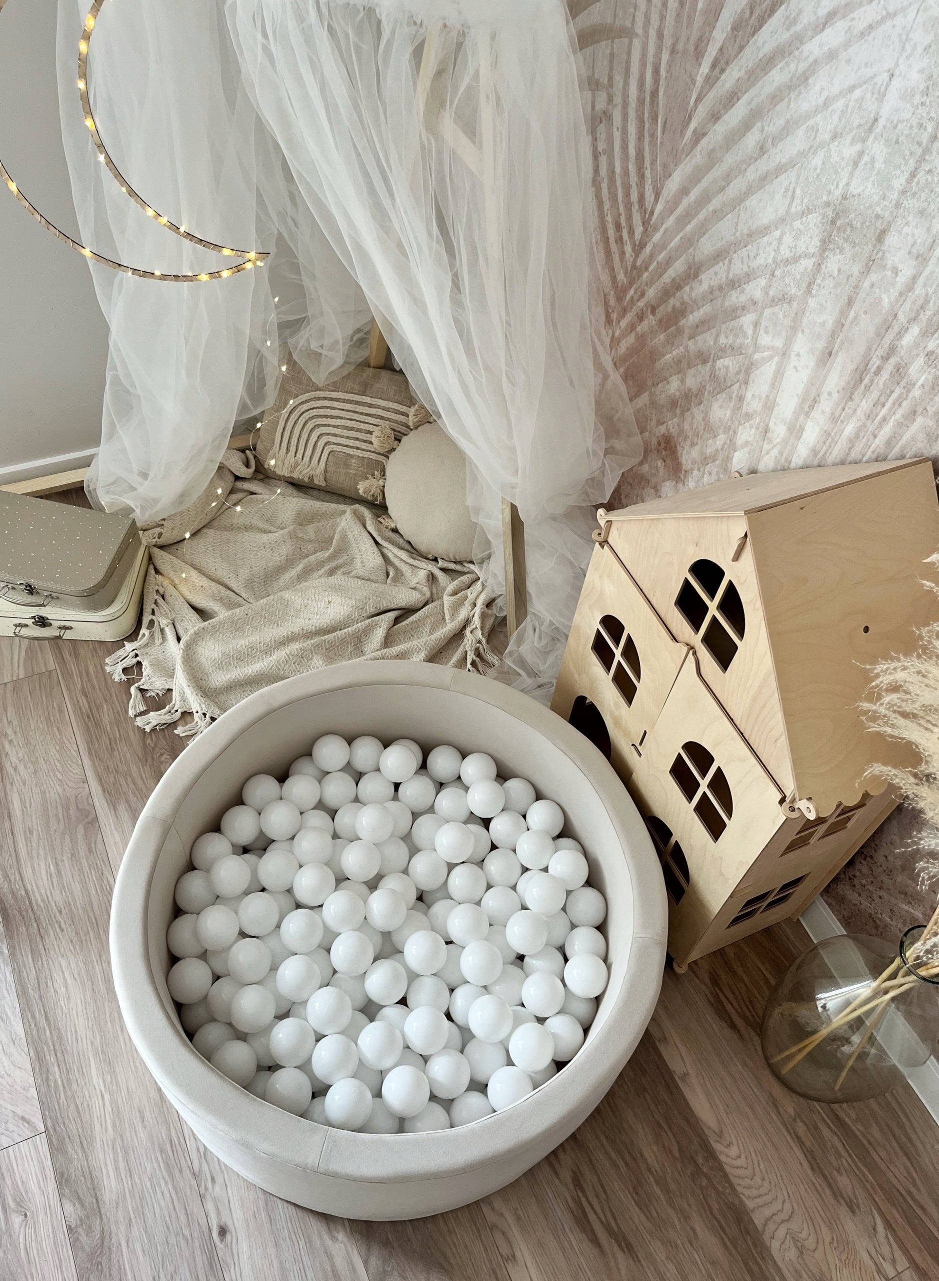 Dry Pool with Balls Light Cream- Any Mix Brand Monio for Kids