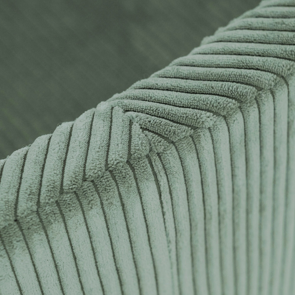 Dry Pool without Balls 90x30 for Children Green Corduroy Round MISIOO Character/Title none