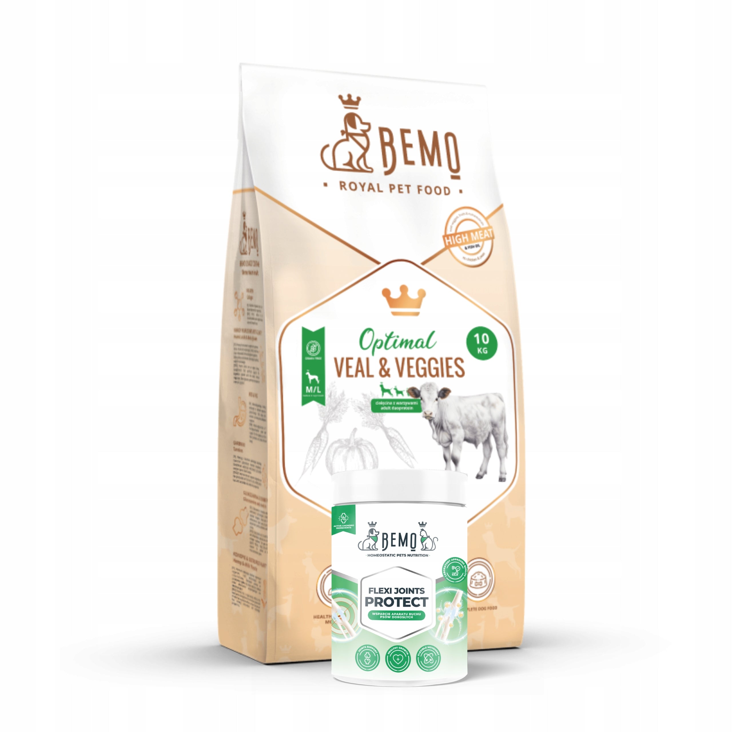 Dry dog food BEMO Optimal 10kg + Supplement | HEALTHY JOINTS | large dogs EAN (GTIN) 5907196090820