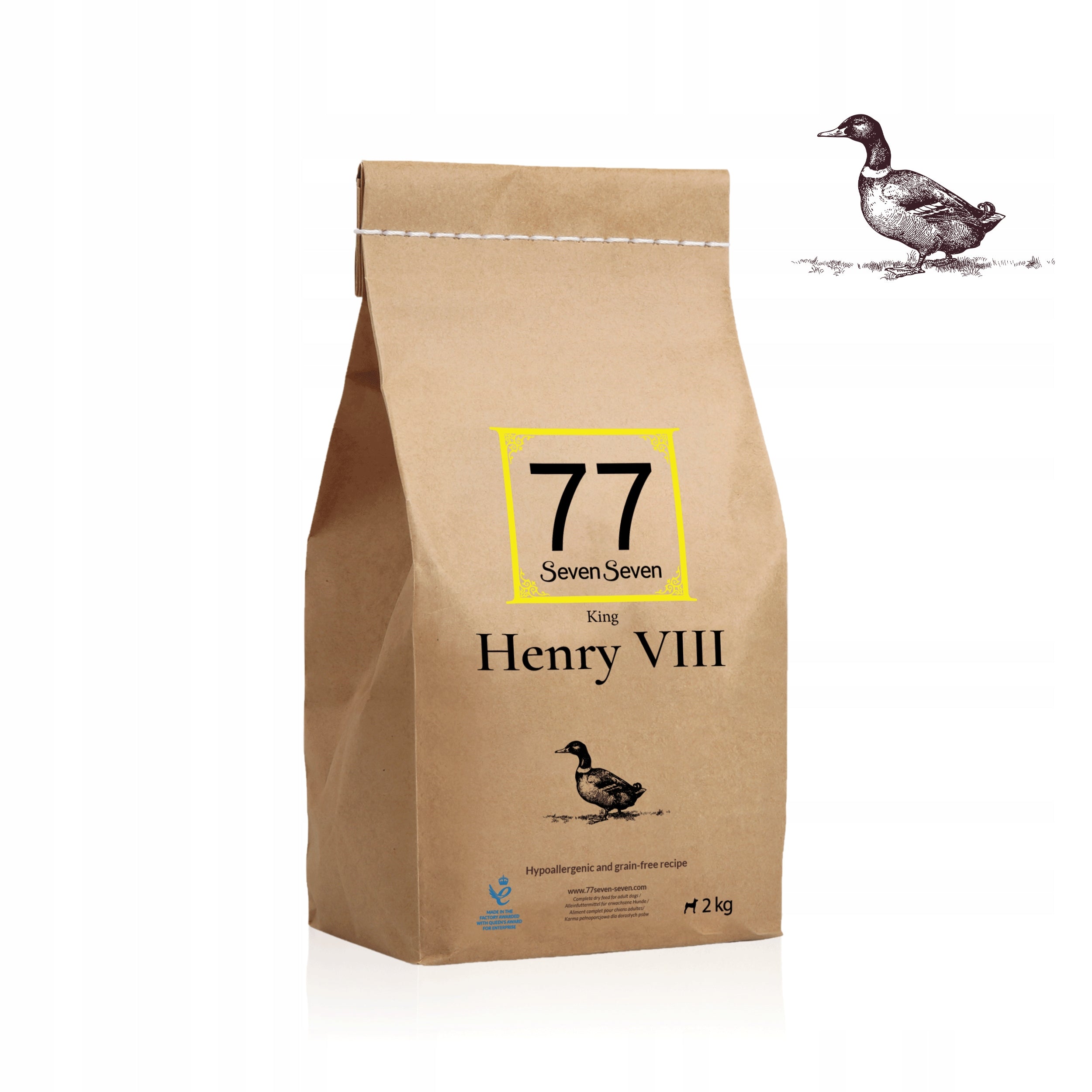 Dry food Duck with vegetables and fruits - 77 mini Henry VIII 2kg
