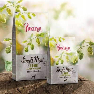 Dry food Purizon Single Meat lamb with peas and hop flower 1kg Brand Purizon