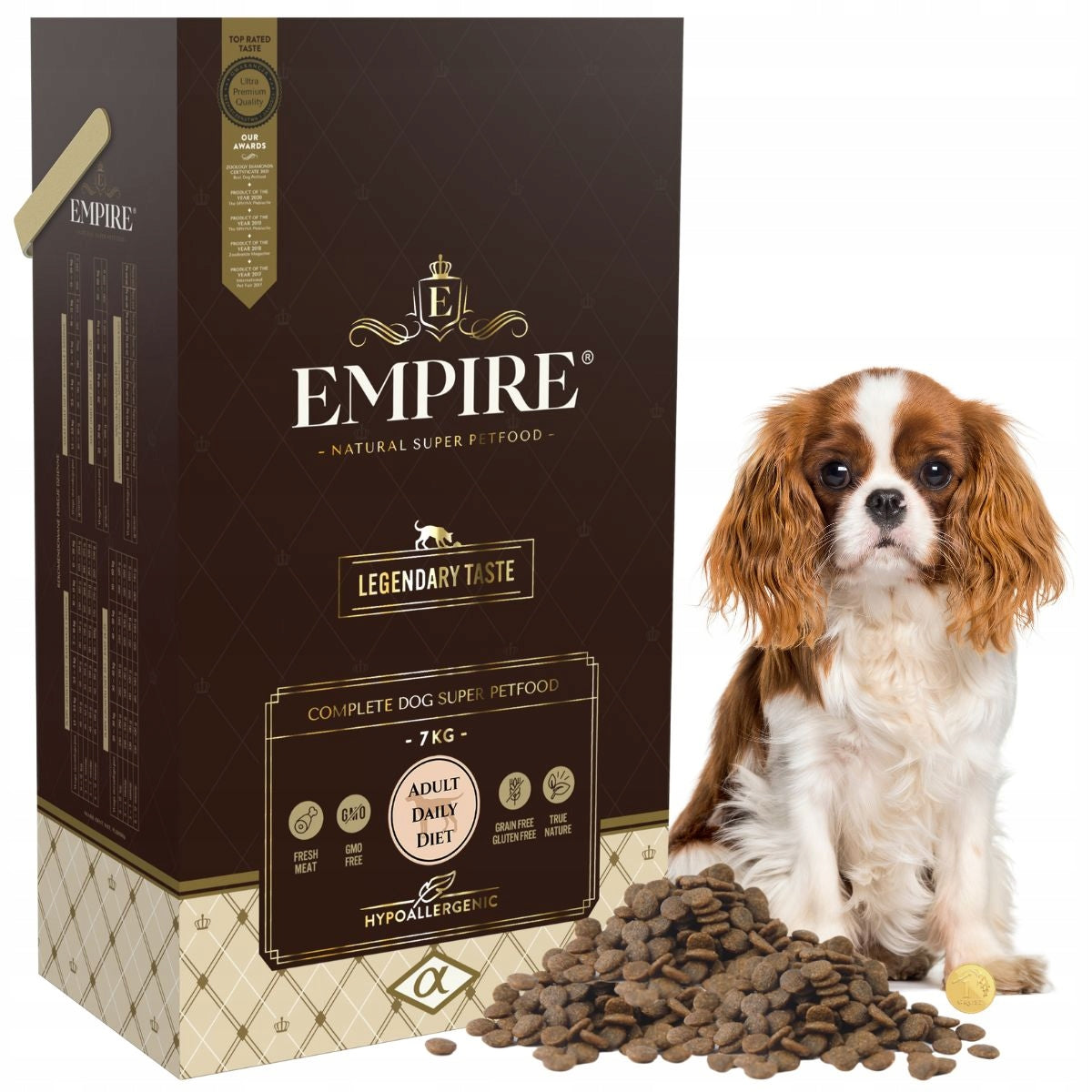 Dry food for adult dogs EMPIRE small breed hypoallergenic 7kg