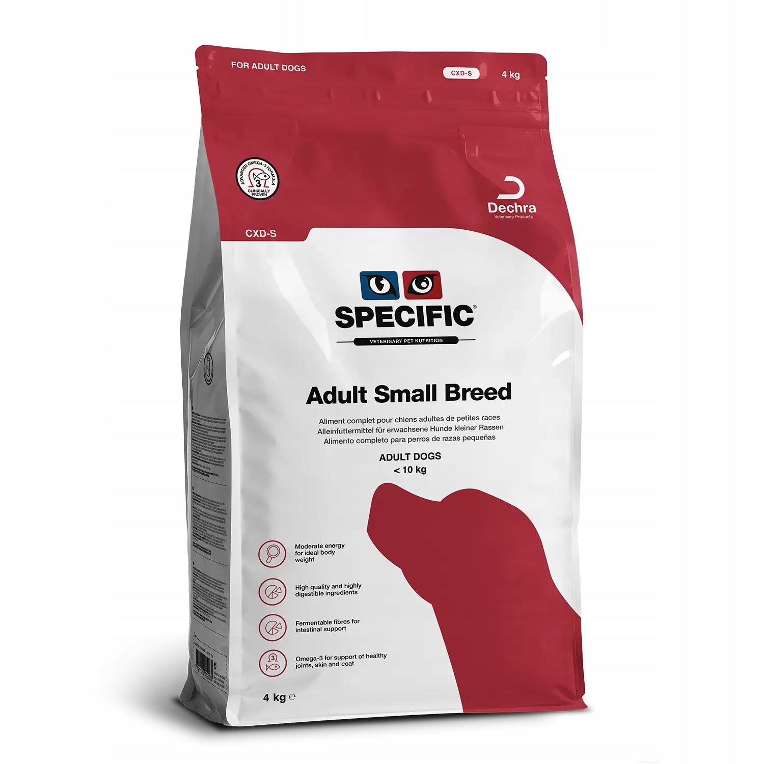 Dry food for small breed adult dogs <10kg CXD-S SPECIFIC 4kg