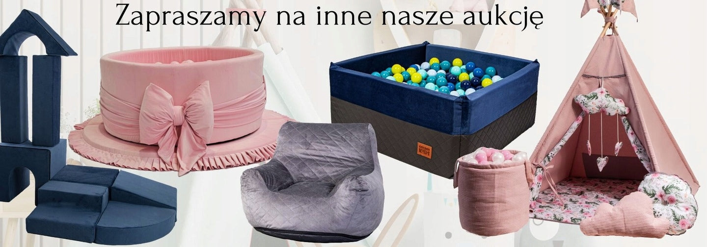 Dry pool for children MINKY square toys SOFT FOAM 90x90x40 Product width 90 cm