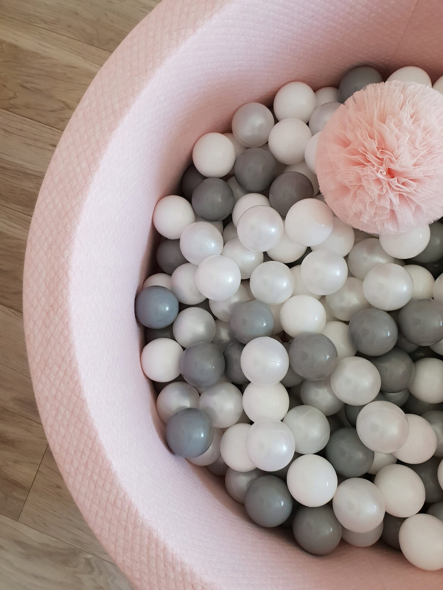 Dry pool with balls 30x90 PIK roses + 200pcs - ANY MIX Material foam plastic fabric