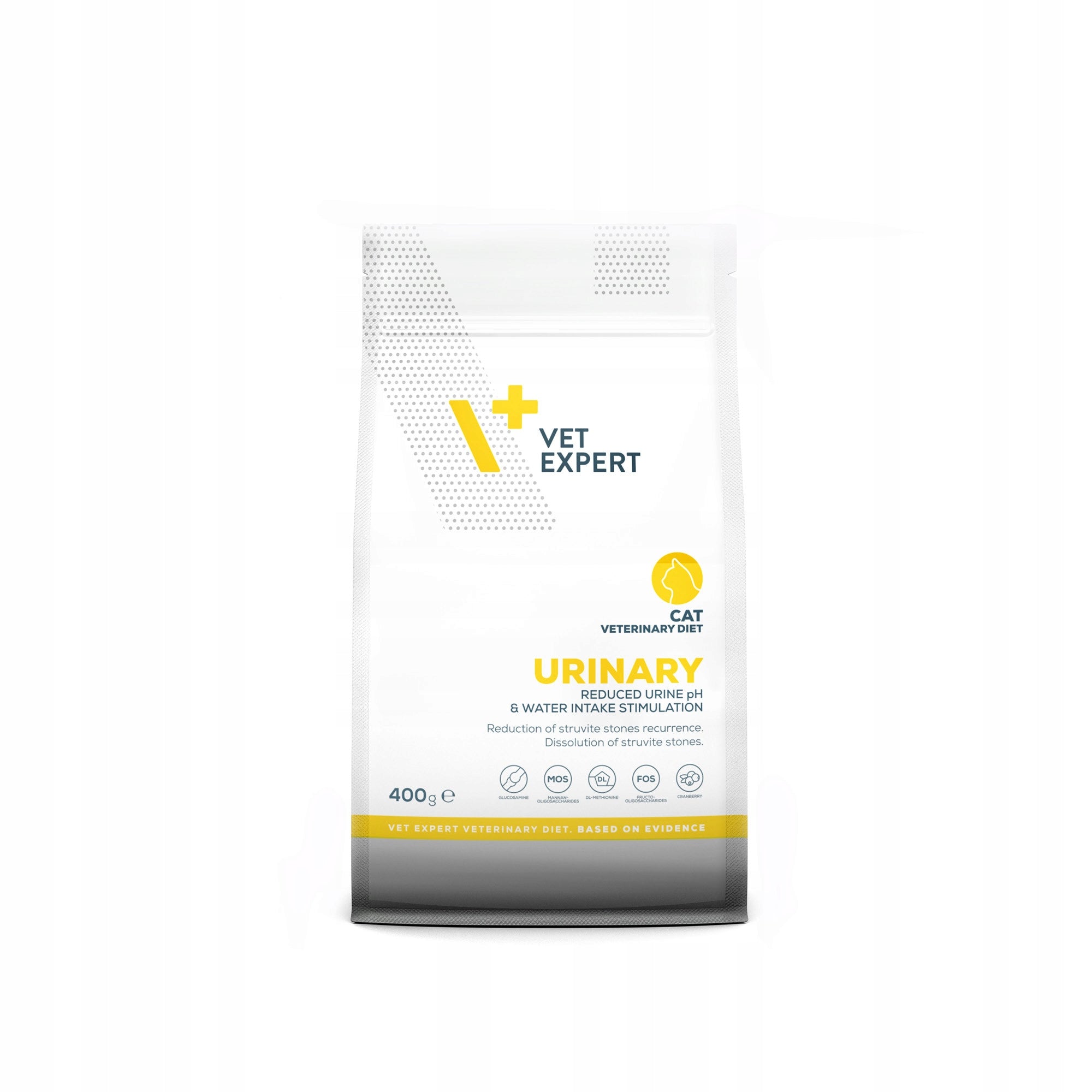 Dry veterinary cat food for kidneys VET EXPERT URINARY CAT 400g Packaging status original