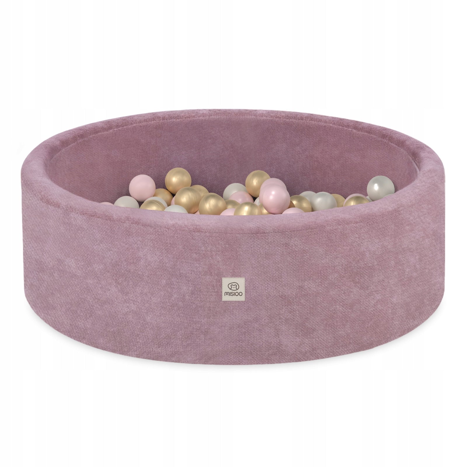 Dry with Balls 90x30 Foam Pink Chenille Premium Misioo