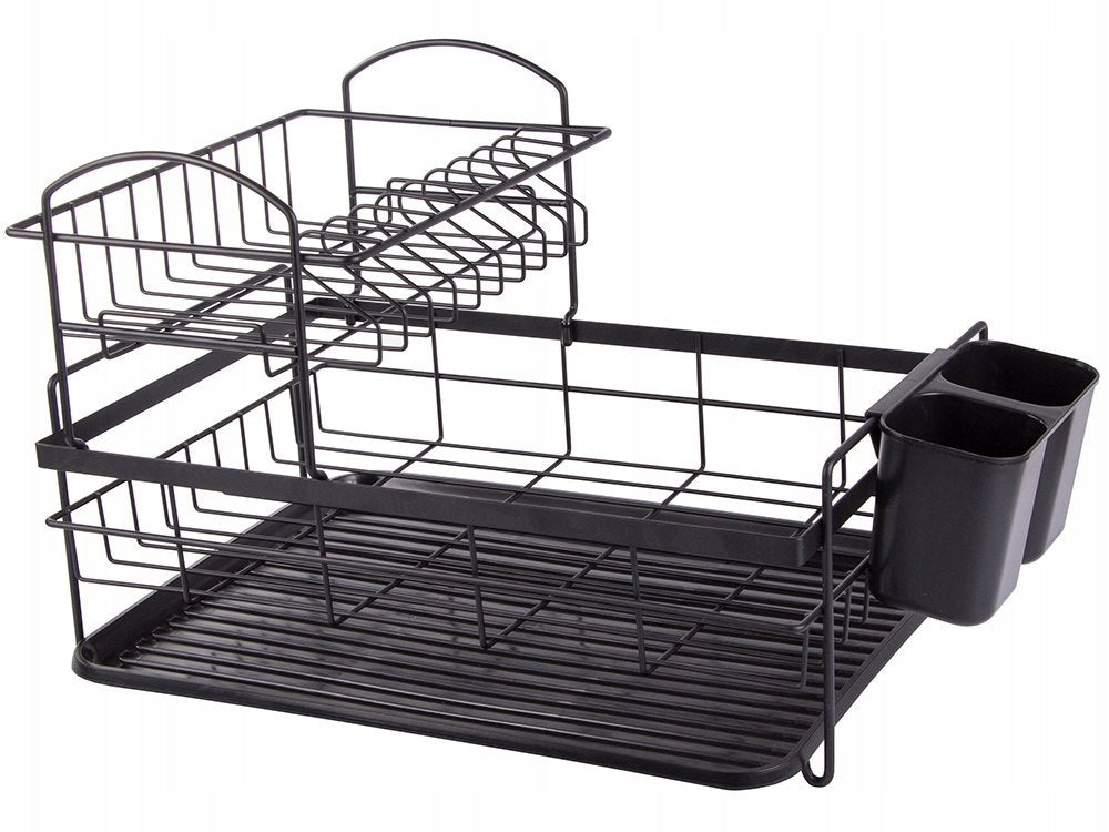 Dryer 45cm black two levels for dishes dripper with tray Packaging status original