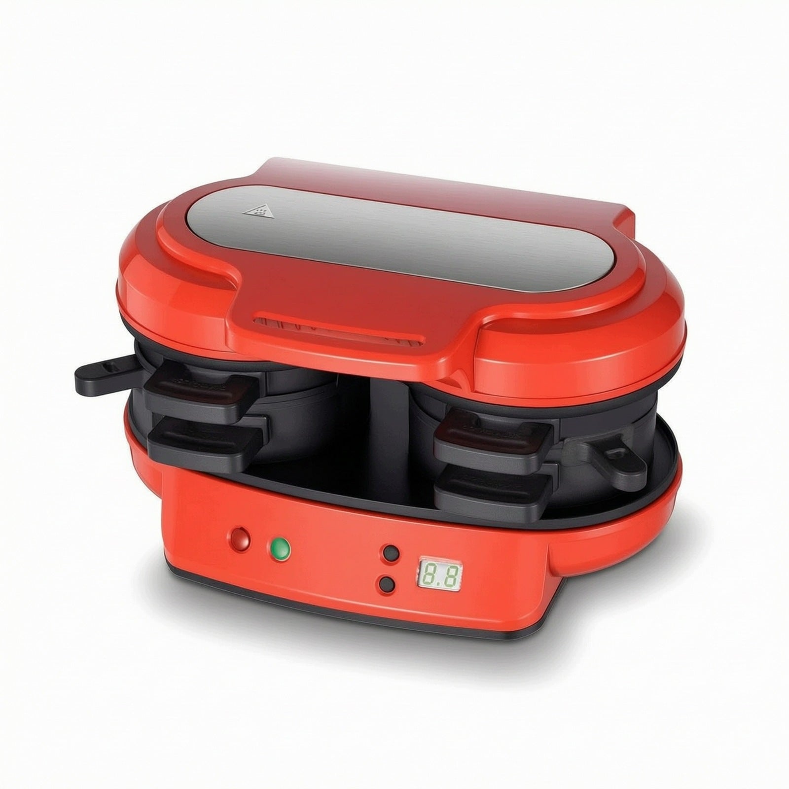 Dual Breakfast Sandwich Maker Non-Stick twoHead Hamburger Maker Nonstick