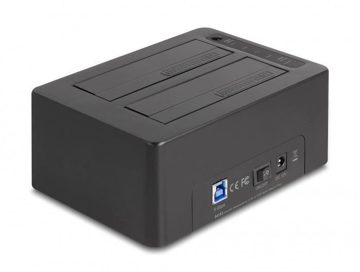 Dual USB to 2x HDD/SSD SATA USB Delock 64183 Docking Station Packaging status original