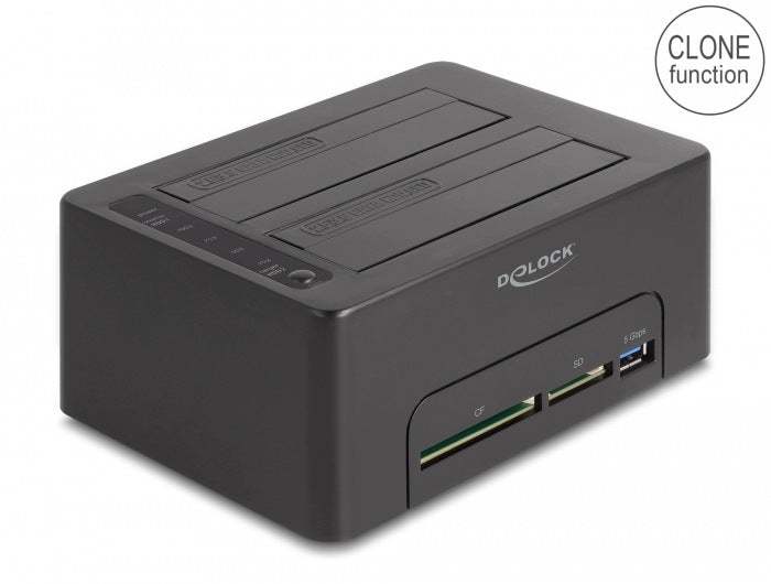 Dual USB to 2x HDD/SSD SATA USB Delock 64183 Docking Station