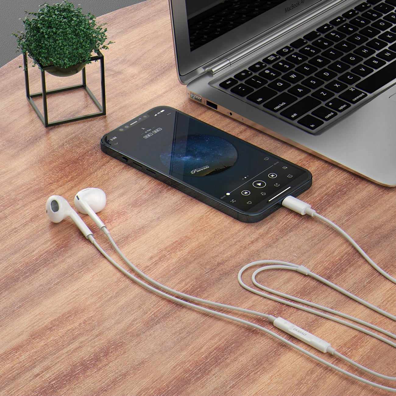 Dudao X14PROL-W1 - Lightning In-Ear Headphones, White Brand Dudao