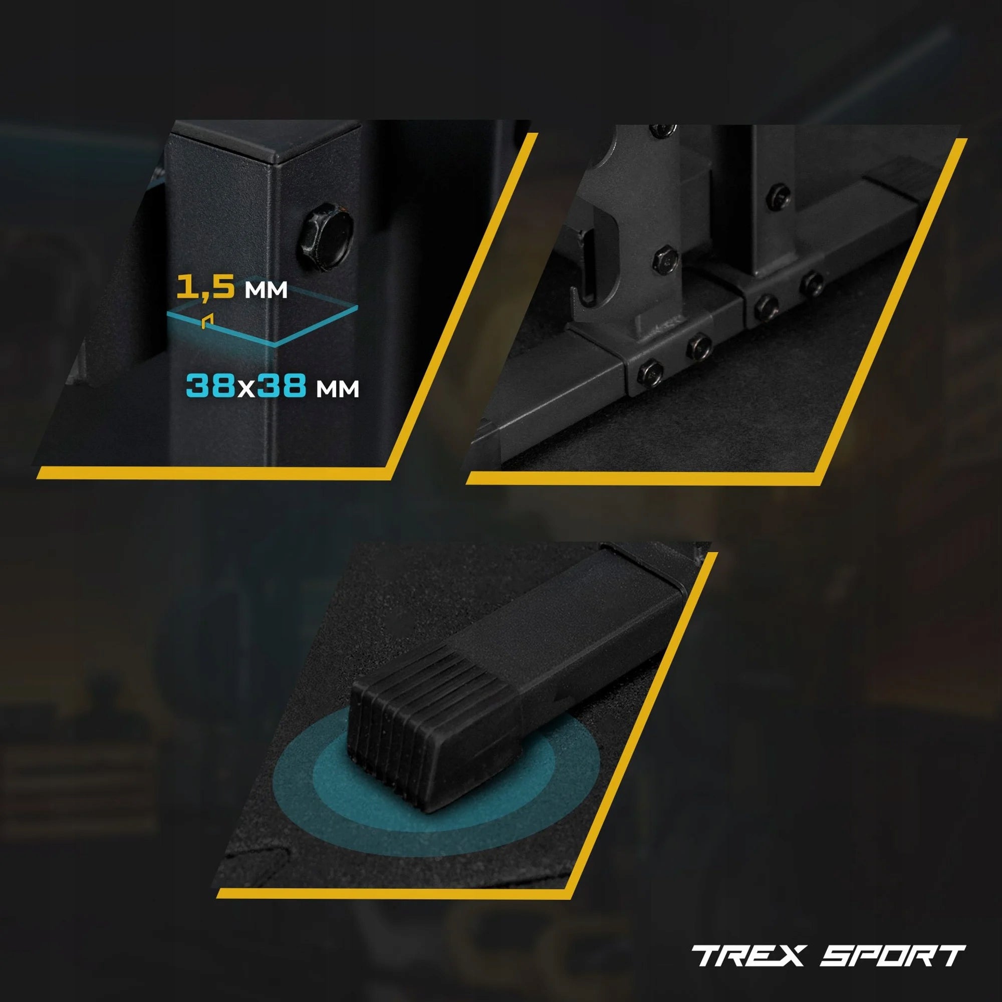 Dumbbell rack 3-level load-bearing neck strong up to 690 kg Trex Sport Model TX-075DR