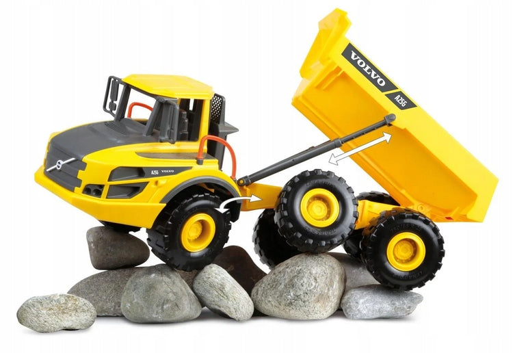 Dump truck Large Car TRUCK VOLVO 3 Axles Lena 57 cm DURABLE