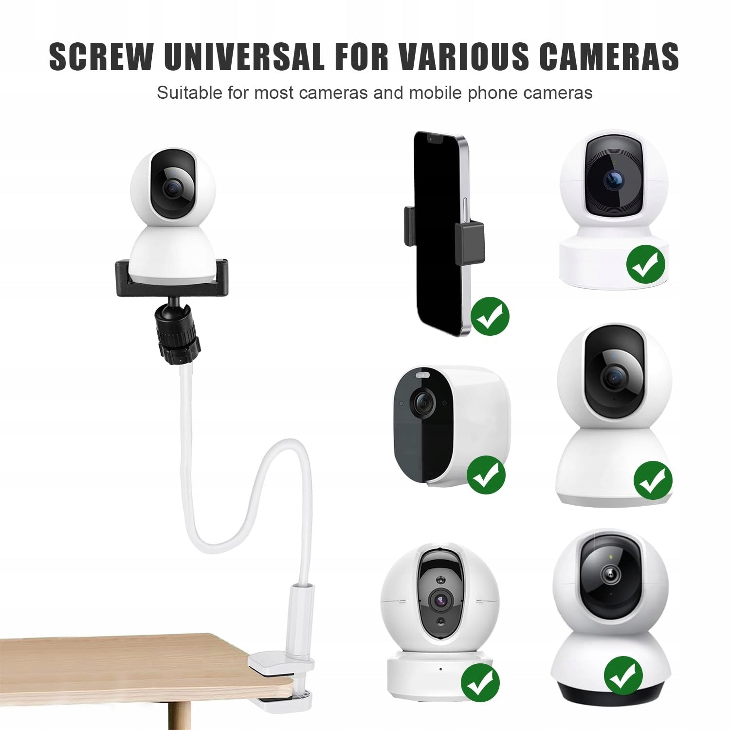Duozoanz Nanny Camera Holder 360° Stainless Steel Manufacturer code 089328