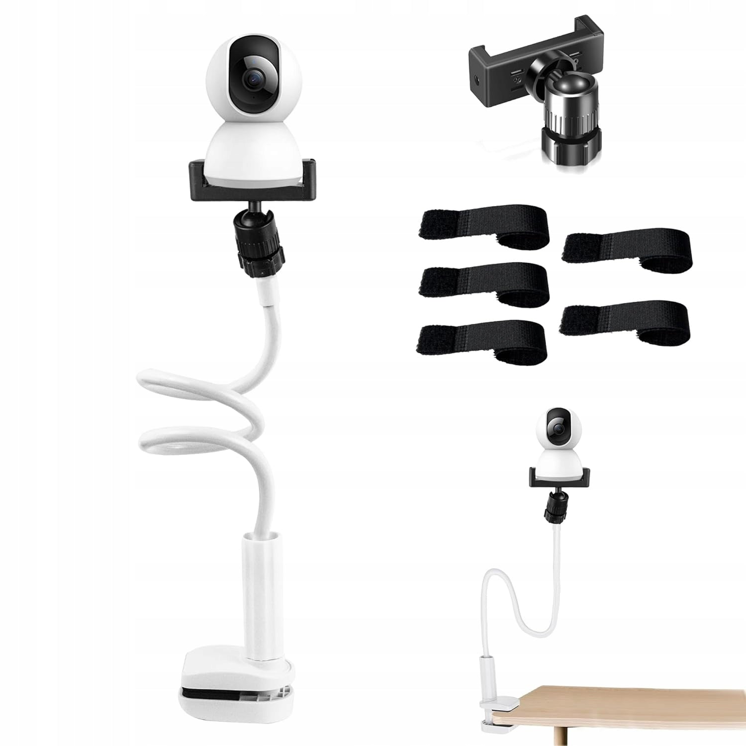 Duozoanz Nanny Camera Holder 360° Stainless Steel