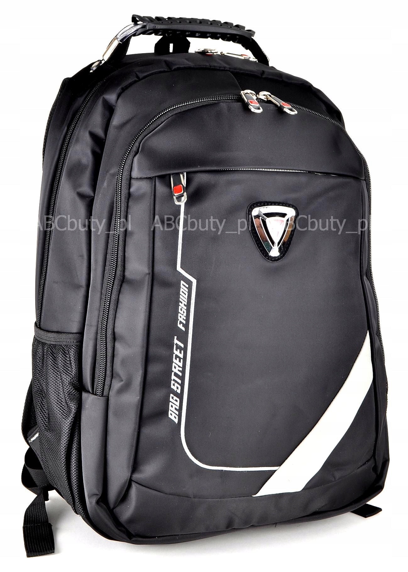 Durable Black Laptop BACKPACK 17 SATCHEL for School Work SOLID HQ EAN (GTIN) 5906280349325