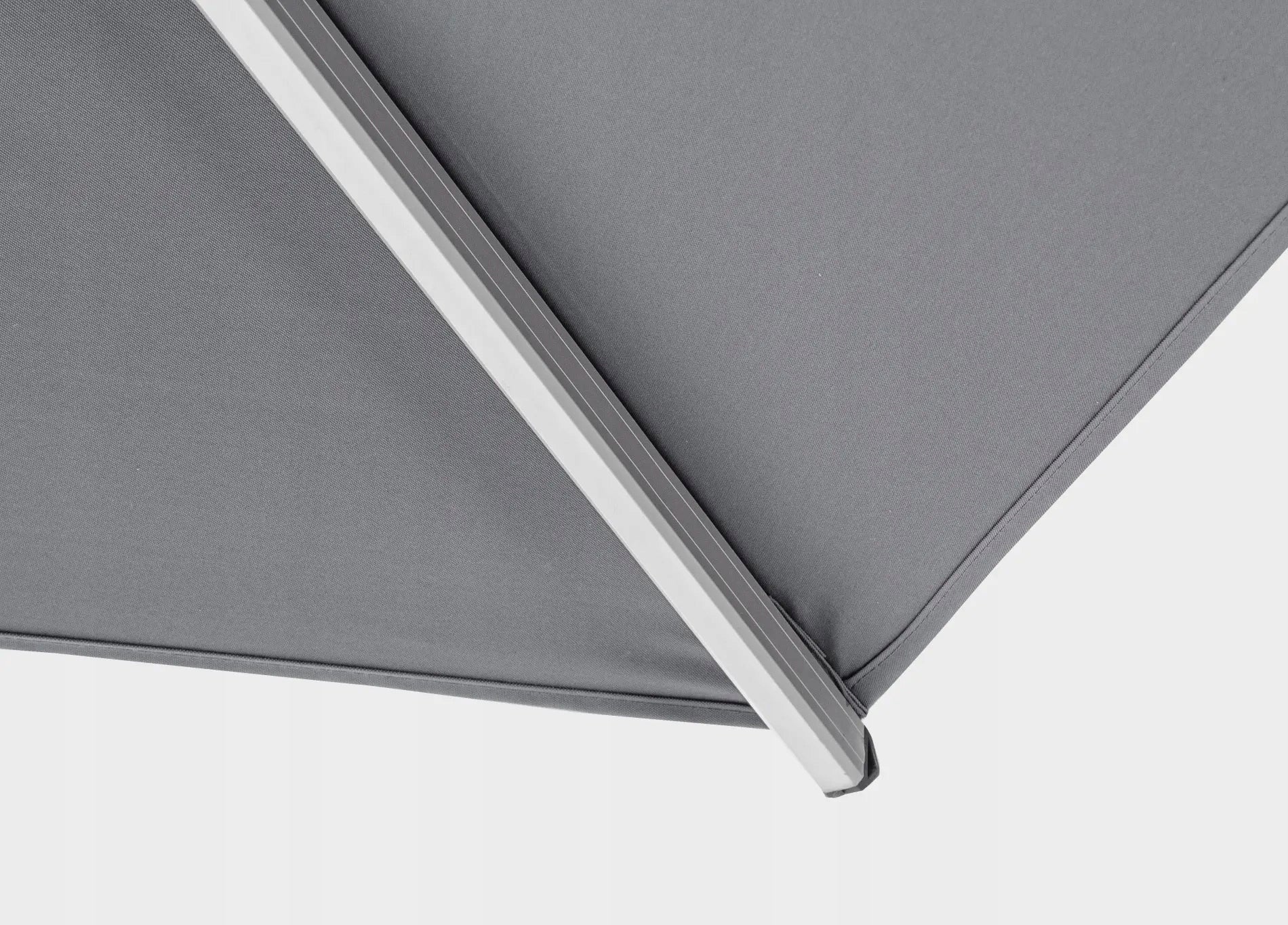 Durable Rectangular Garden Umbrella Bolzano Ibis 300x400 Grey Homms Product height 259 cm
