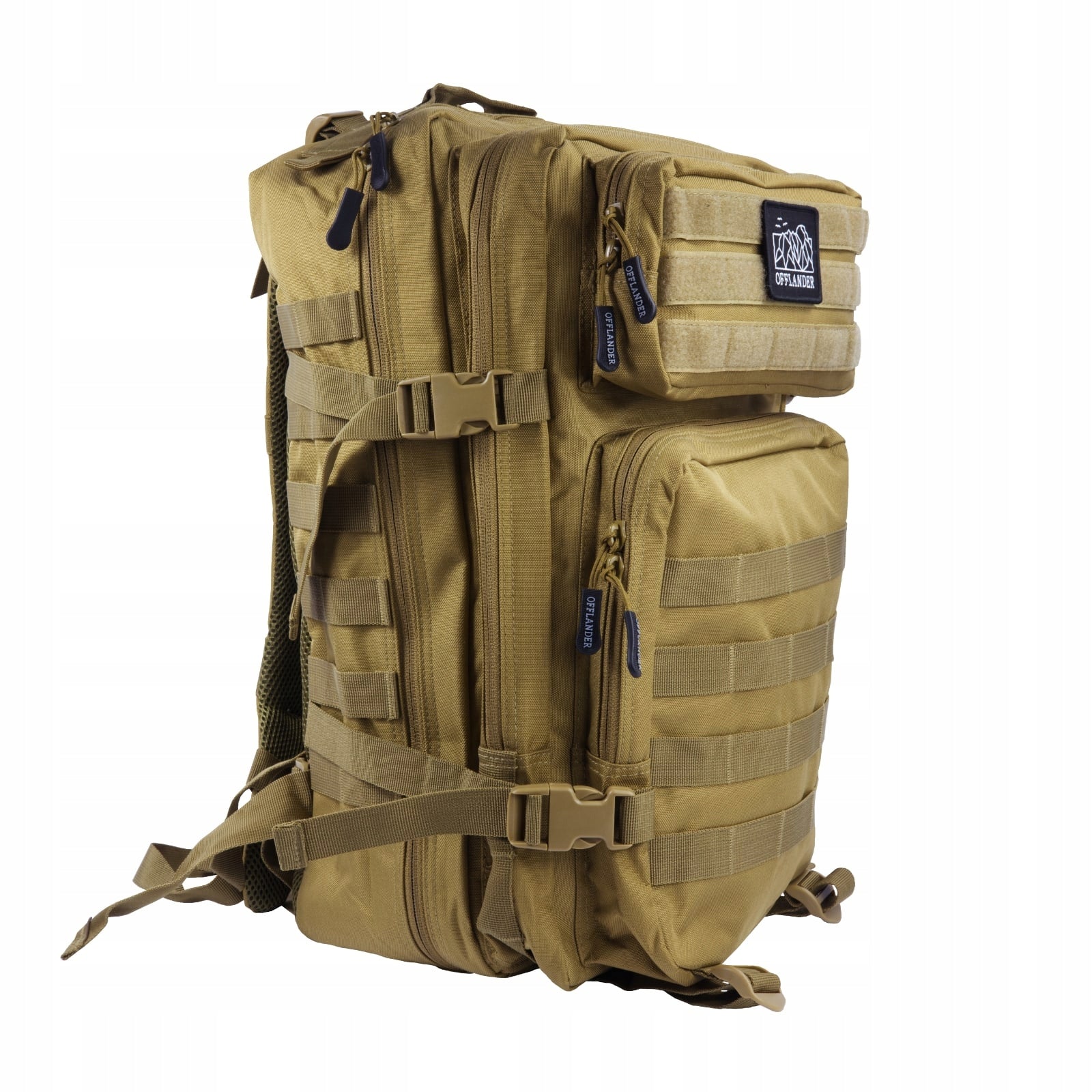 Durable tactical trekking backpack OFFLANDER SURVIVAL 43L