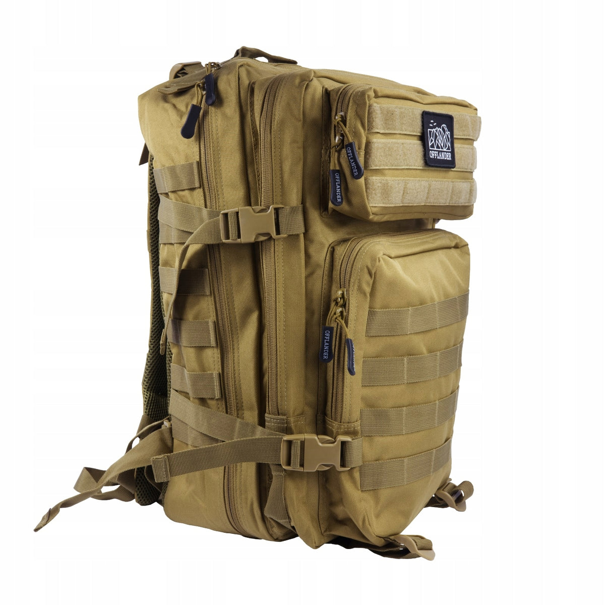 Durable tactical trekking backpack OFFLANDER SURVIVAL 43L
