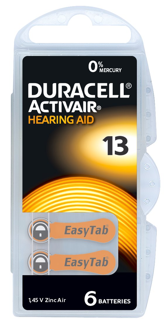 Duracell 13 Hg0 Hearing Aid Batteries x60 Medical device yes