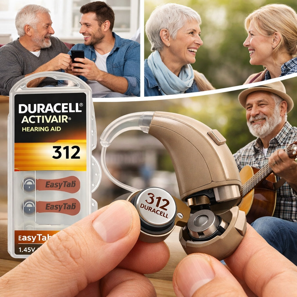 Duracell ActivAir 312 PR41 Hearing Aid Batteries 6 Pack Medical device no